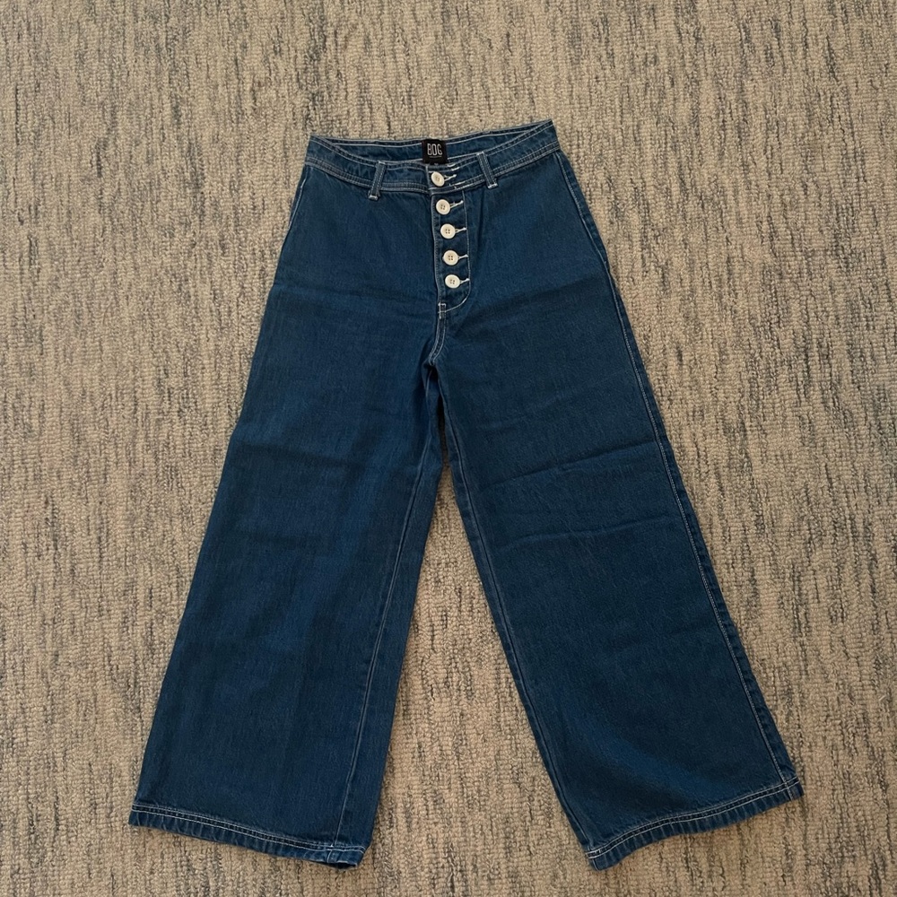 URBAN OUTFITTERS BUTTON UP BOHO JEANS